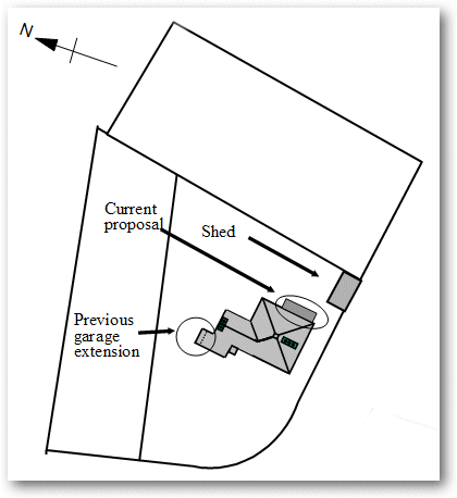 The 1:500 sketch of the plot